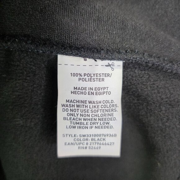 Mens Black Swiss Tech Softshell Jacket Fleece Lined Full Zip Long Sleeve 2XL - Picture 6 of 9